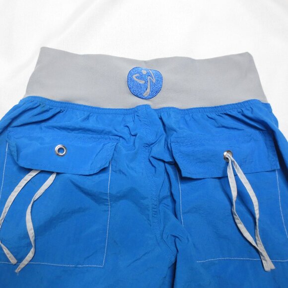 ZUMBA womens PANT royal blue JOGGER cargo PULL-ON lightweight SIZE L - Picture 10 of 11